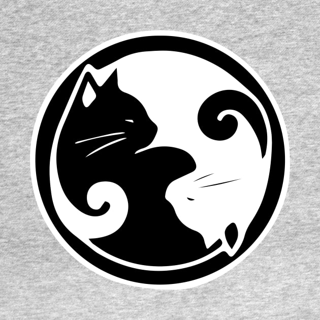 yin yang cats by Munayki